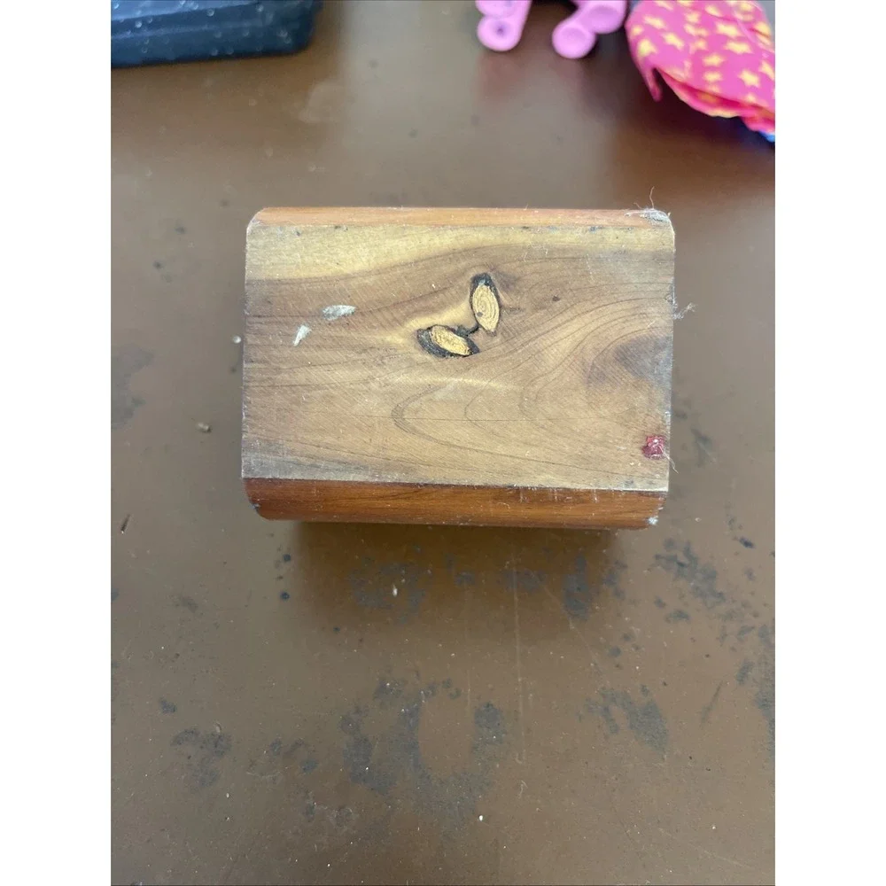 Vintage Collectible Souvenir Wood Pen & Pencil Holder Boys Town Nebraska